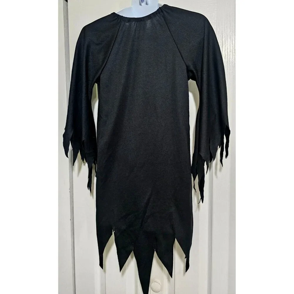 Girls Witch Costume Dress Hat Hocus Pocus Trick or Treat Bag Halloween Purple